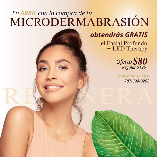 Microdermoabrasión+ Facial Limpieza Profunda+ LED therapy Oferta