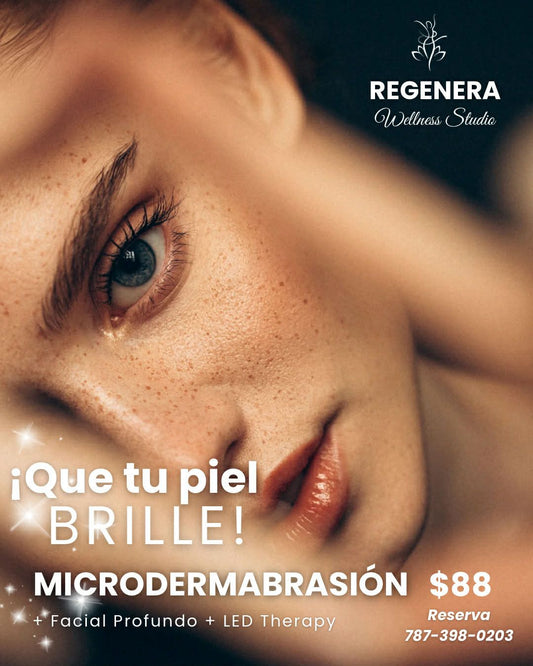 Microdermoabrasión+ Facial Limpieza Profunda+ LED therapy Oferta